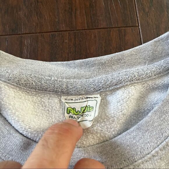 Gray pullover sweatshirt sweater Rutherford men’s size medium gray - Picture 4 of 4